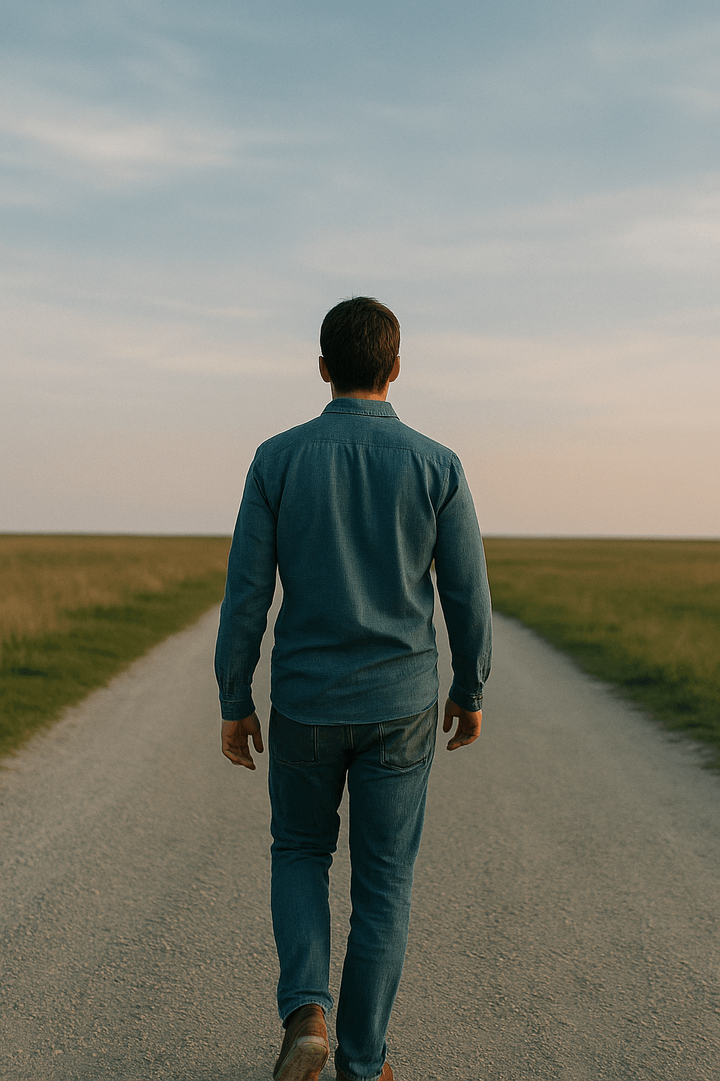 Imagem ilustrativa de um homem procurando o seu propósito